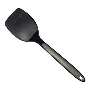 Calphalon 13" Black Nylon Solid Spatula Turner Flipper w/Gray Silicone